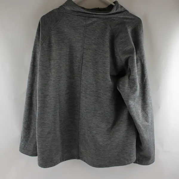 Kirkland Signature Heather Gray Stand Collar Zip-Up Jacket Men's XL