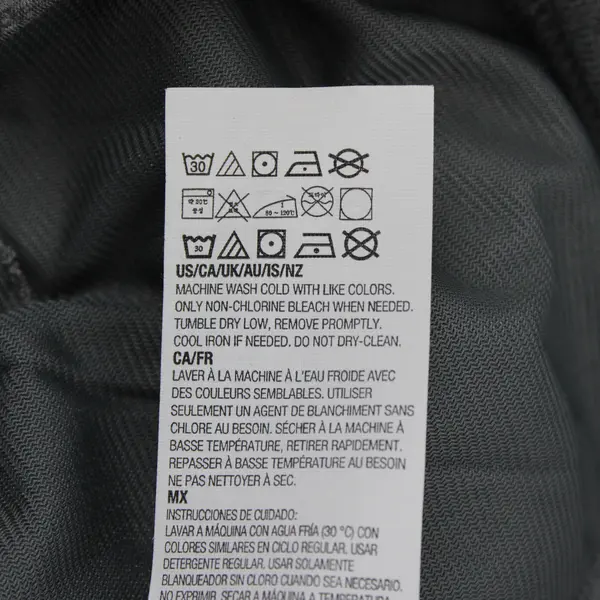 Kirkland Signature Heather Gray Stand Collar Zip-Up Jacket Men's XL