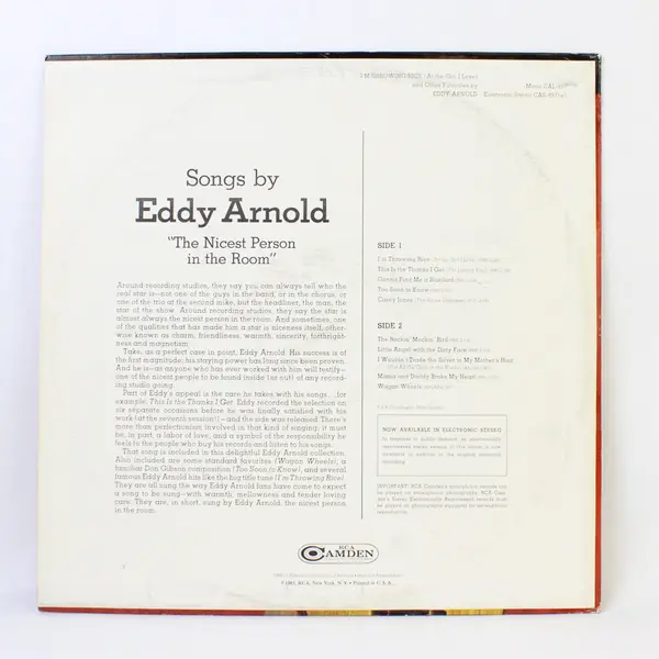  I’m Throwing Rice (at the Girl I Love) and Other Favorites by Eddy Arnold 