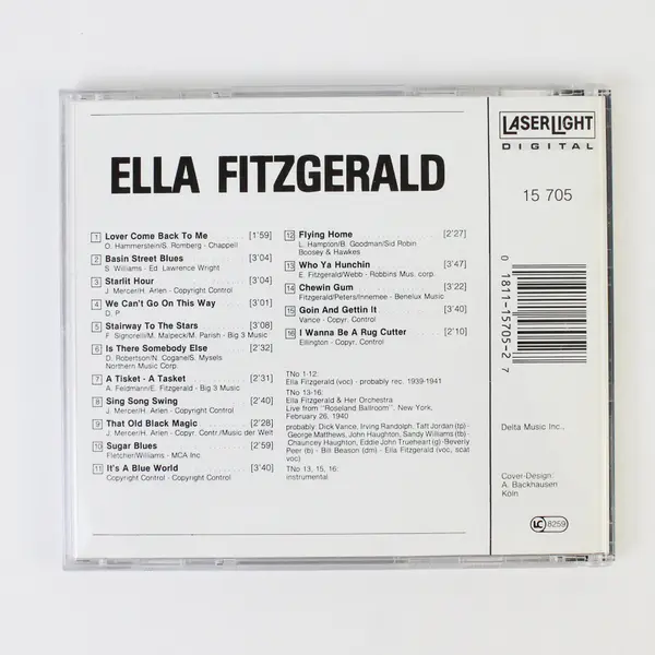 Jazz Collector Edition Ella Fitzgerald and Others CD, #15 705 