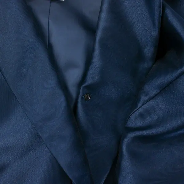 Vintage Alex Evenings Blue Sheer Sleeve Blazer Women's Small