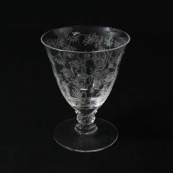 Vintage Fostoria Chintz Oyster/Shrimp Cocktail Glass - Mid Century