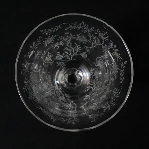 Vintage Fostoria Chintz Oyster/Shrimp Cocktail Glass - Mid Century