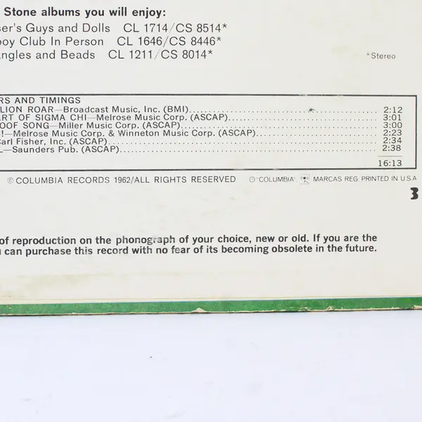 The Kirby Stone Four - Get That Ball  12"Vinyl Record