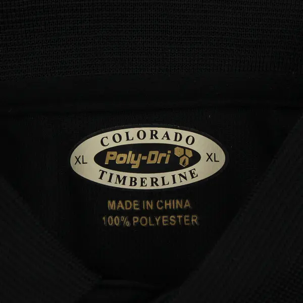 Colorado Timberline See Ya Later Golf Tournament Black Polo Men's XL