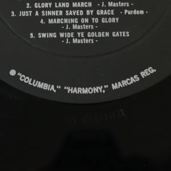 The Masters Family Sacred Songs 12"  Vinyl Record