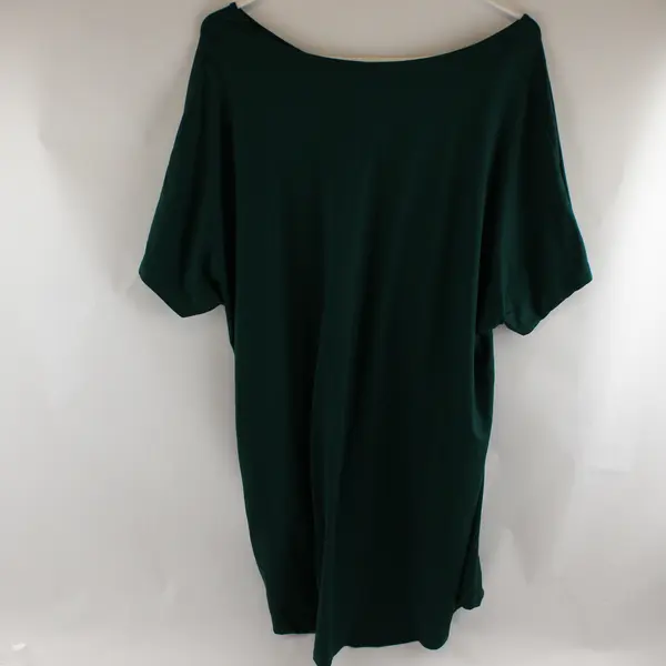 Joyspun Cozy Vibes Green Short-Sleeved Graphic Pajama Shirt Women's L-XL