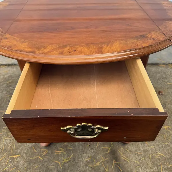 Vintage Queen Anne Style Drop Leaf Side Table- Local Pickup Only