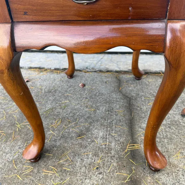 Vintage Queen Anne Style Drop Leaf Side Table- Local Pickup Only