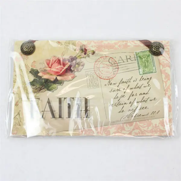 Demdaco "Faith" 2008 Postcards From Heaven Hanging Plaques Series 6.25" x 4"