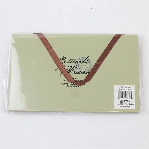 Demdaco "Faith" 2008 Postcards From Heaven Hanging Plaques Series 6.25" x 4"