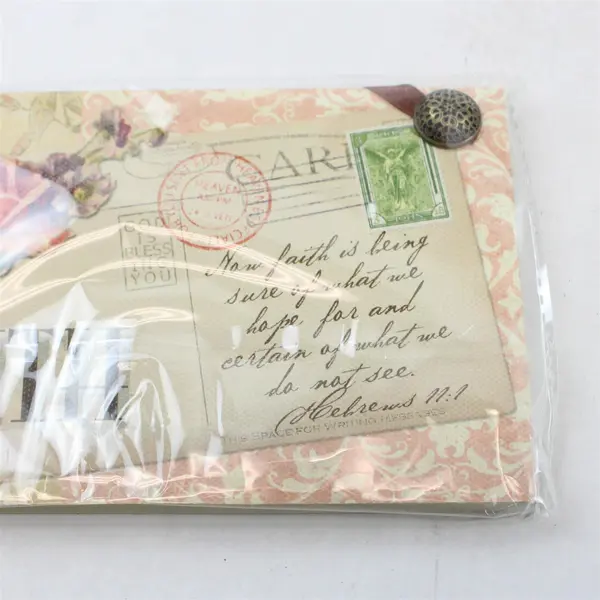 Demdaco "Faith" 2008 Postcards From Heaven Hanging Plaques Series 6.25" x 4"