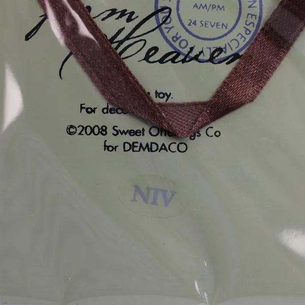 Demdaco "Faith" 2008 Postcards From Heaven Hanging Plaques Series 6.25" x 4"