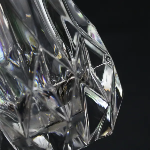 Cristal d'Arques France Violette Small Crystal Bud Vase 