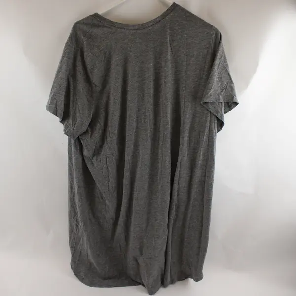 Sleep by Cacique Share A Latte Love Gray Short-Sleeved Sleep Dress Women's 22/24