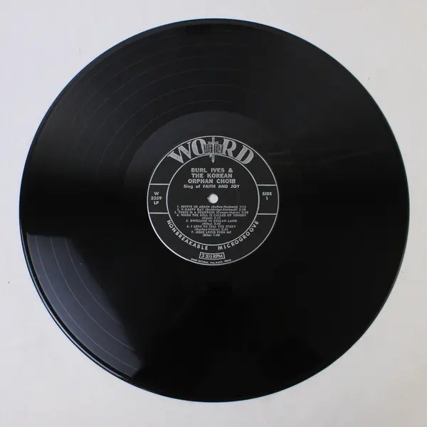 Burl Ives & The World Vision Korean Orphan Choir Faith and Joy 12" Vinyl Record
