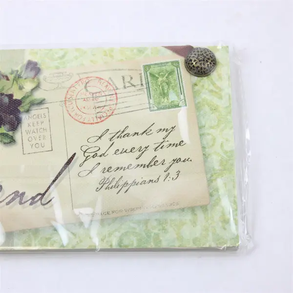 Demdaco "Friend" 2008 Postcards From Heaven Hanging Plaques Series 6.25" x 4"