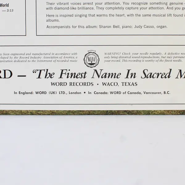 Revivaltime Choir We've a Story to Tell 12" Vinyl LP - Used