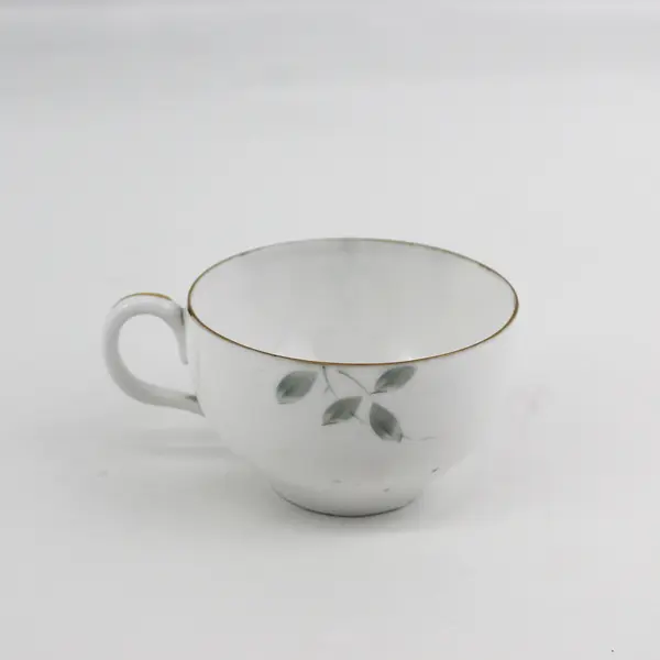 Vintage Nippon Wild Rose China Tea Cup And Saucer