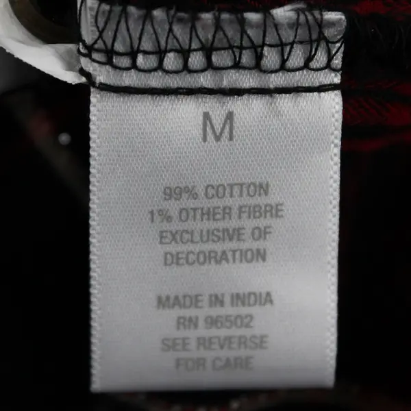 Westport Black Red and Metallic Plaid Button-Up Women's Medium