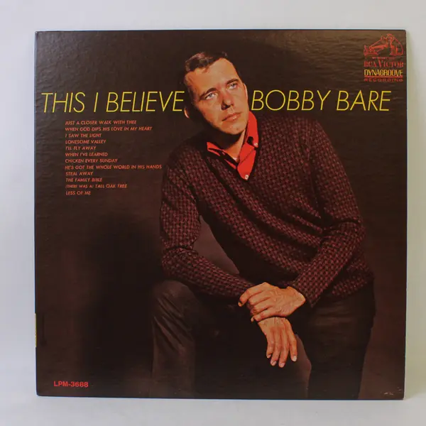Bobby Bare - This I Believe 12" Vinyl Record