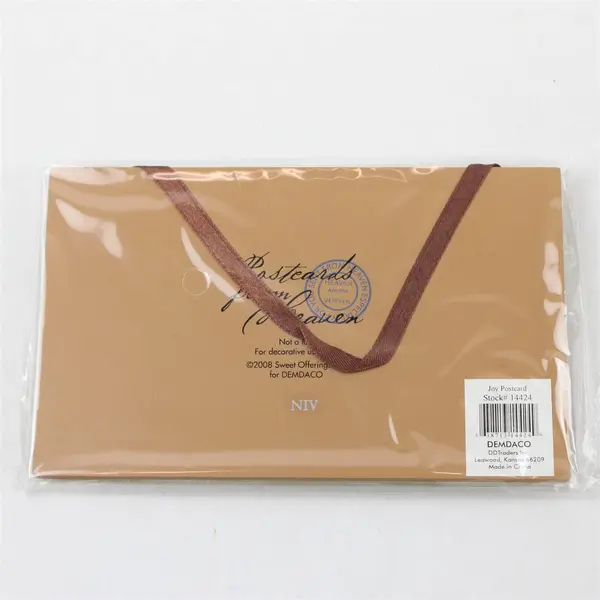 Demdaco "Joy" 2008 Postcards From Heaven Hanging Plaques Series 6.25" x 4"