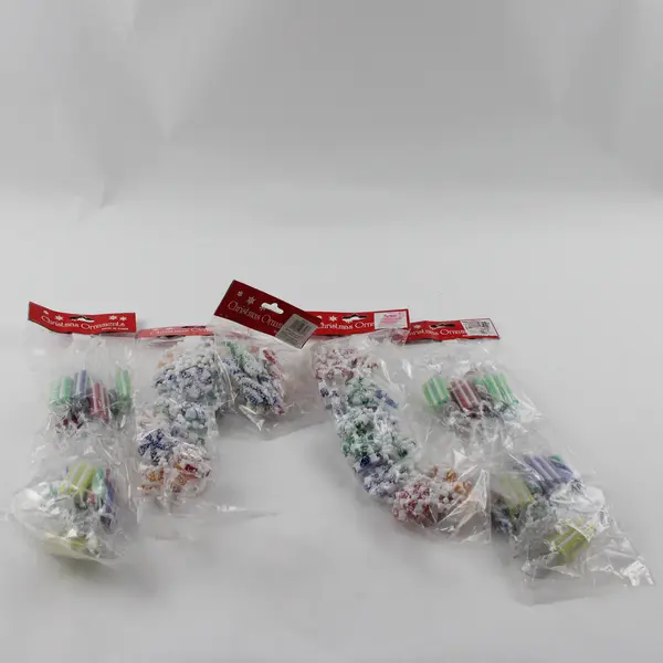 Lot of 5 New Assorted Christmas Ornaments Holiday Tree Decorations