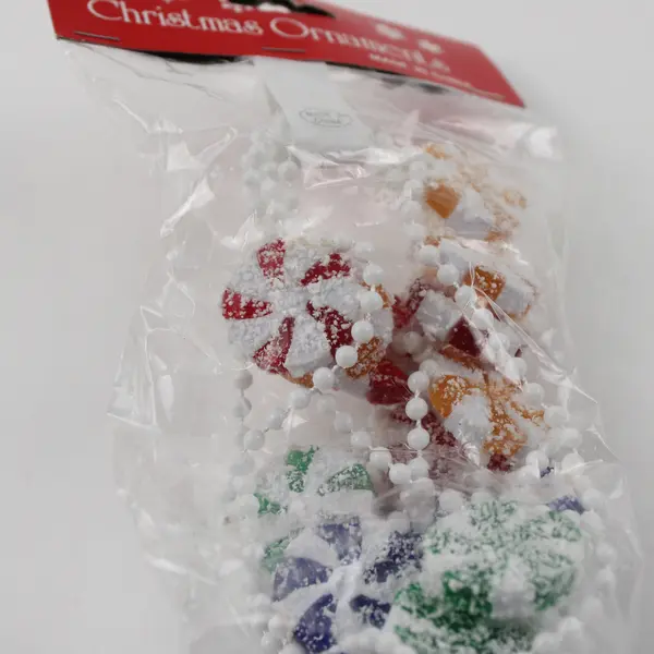 Lot of 5 New Assorted Christmas Ornaments Holiday Tree Decorations