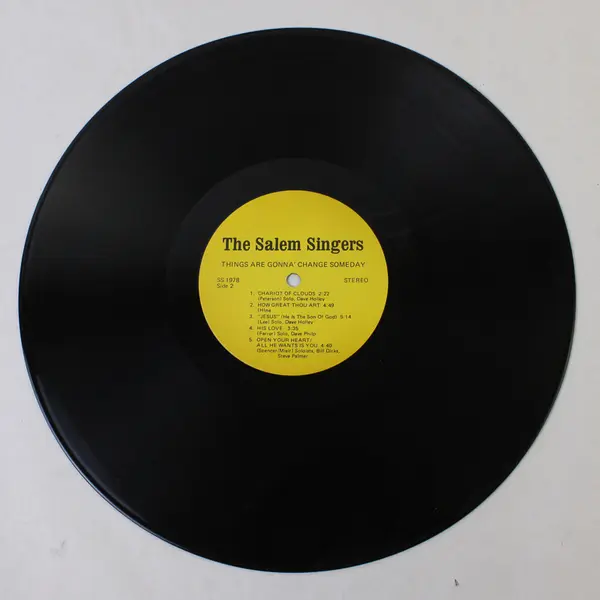 The Salem Singers Things Are Gonna Change Someday 12" Vinyl Record