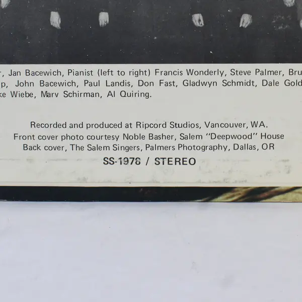 The Salem Singers Things Are Gonna Change Someday 12" Vinyl Record