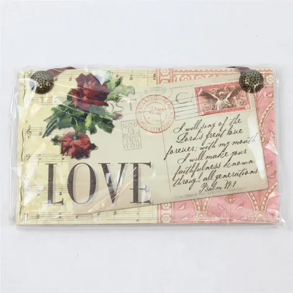 Demdaco "Love" 2008 Postcards From Heaven Hanging Plaques Series 6.25" x 4"