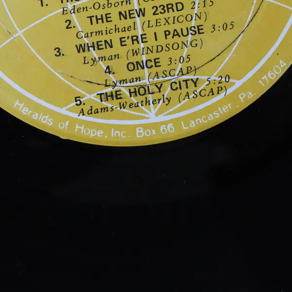 Ed Lyman ‎– His Next Great Act 12" Vinyl, Record