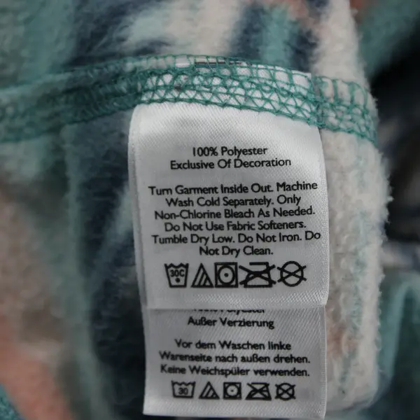 Eddie Bauer Multicolor Tribal Print 1/4-Zip Fleece Pullover Women's Large