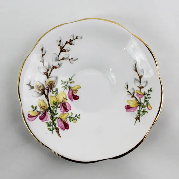 Unbranded Bone China Cup And Saucer Set Pussy Willow Pattern England