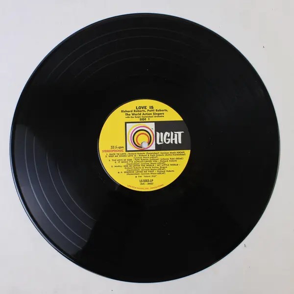 Love is...Featuring Richard Roberts and Patti Roberts 12" Vinyl Record