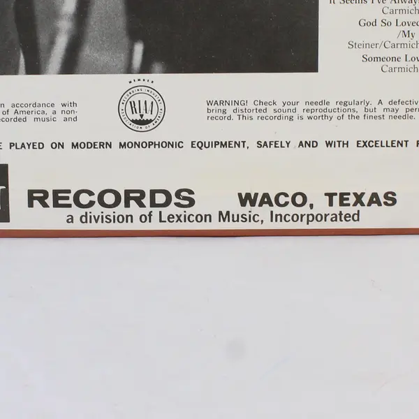 Love is...Featuring Richard Roberts and Patti Roberts 12" Vinyl Record