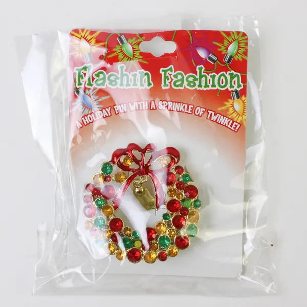 Lot of 3 DM Productions Flashin Fashion Holiday Flashing Pins Christmas