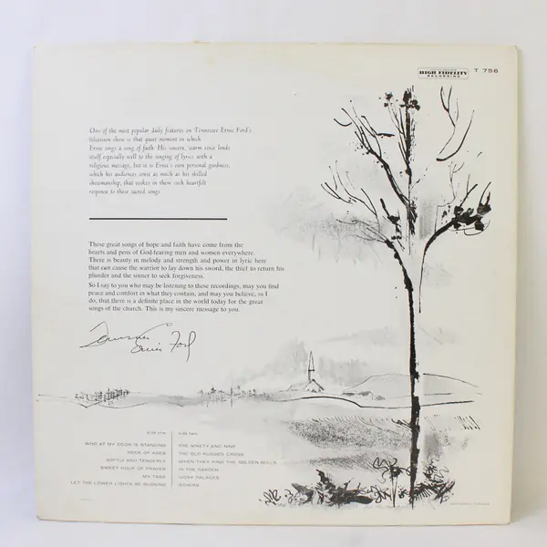  Hymns Tennessee Ernie Ford 12" Vinyl Record