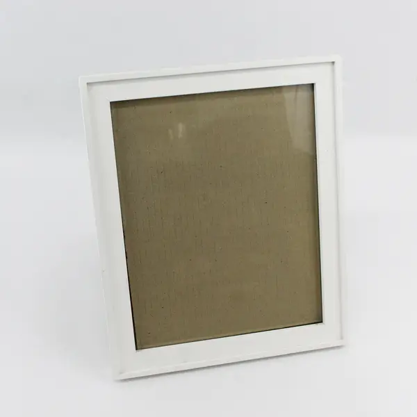 White Wooden Photo Frame, Steinbeck Thin Aaron Bros., 8"x10"