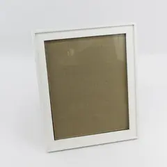 White Wooden Photo Frame, Steinbeck Thin Aaron Bros., 8"x10"