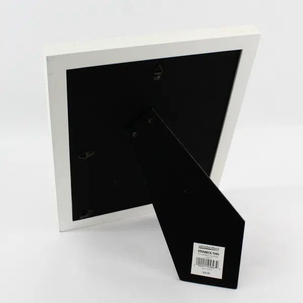 White Wooden Photo Frame, Steinbeck Thin Aaron Bros., 8"x10"