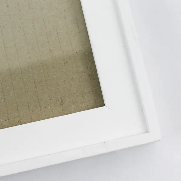 White Wooden Photo Frame, Steinbeck Thin Aaron Bros., 8"x10"