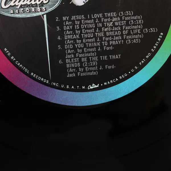 Tennessee Ernie Ford Hymns At Home 12" Vinyl Record