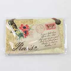 Demdaco "Praise" 2008 Postcards From Heaven Hanging Plaques Series 6.25" x 4"