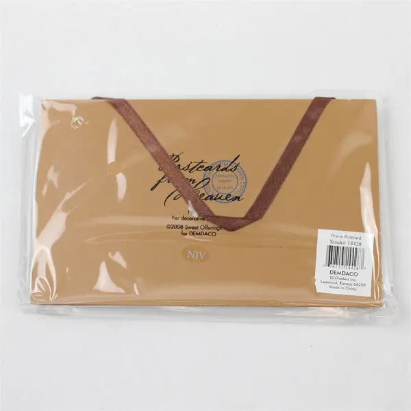 Demdaco "Praise" 2008 Postcards From Heaven Hanging Plaques Series 6.25" x 4"