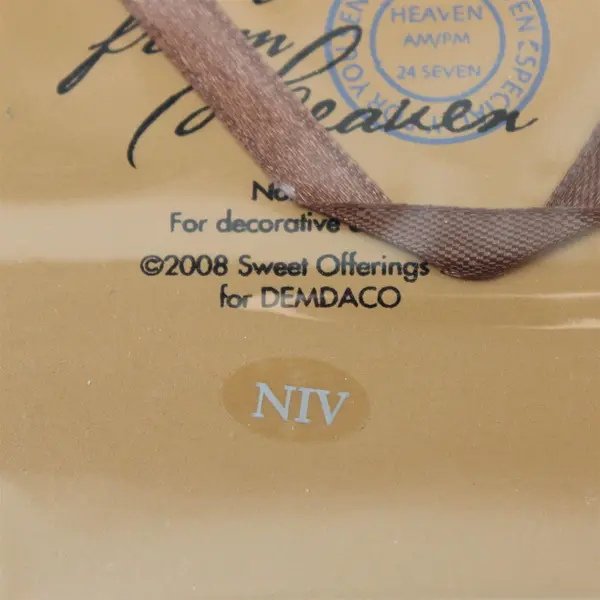 Demdaco "Praise" 2008 Postcards From Heaven Hanging Plaques Series 6.25" x 4"