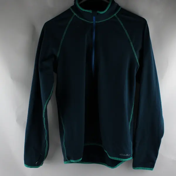 Eddie Bauer Teal 1/2-Zip Activewear Pullover Women's Medium