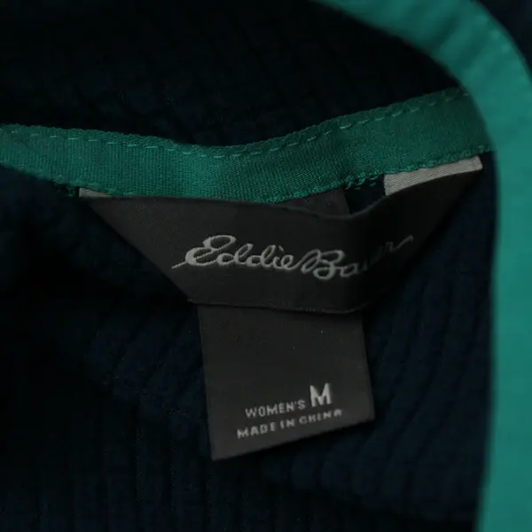 Eddie Bauer Teal 1/2-Zip Activewear Pullover Women's Medium