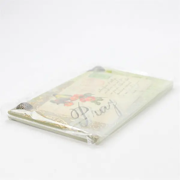 Demdaco "Pray" 2008 Postcards From Heaven Hanging Plaques Series 6.25" x 4"