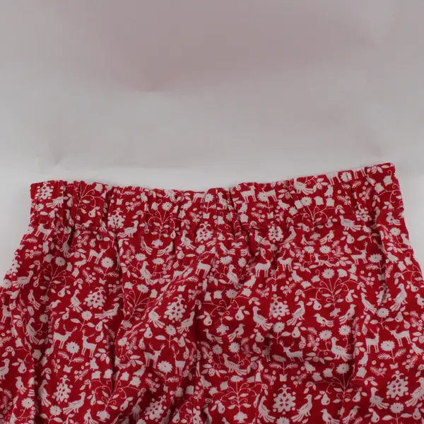 Land's End Red and White Woodland Print Pajama Pants Women's Small 6-8